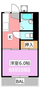 中沢ビル【4階】の間取り