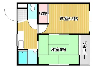 マリアルーサ松原【2階】の間取り
