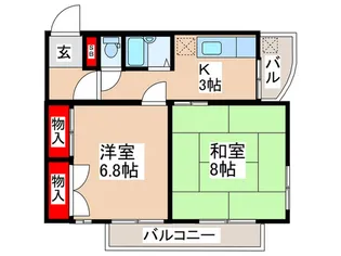 メゾン栄【3階】の間取り