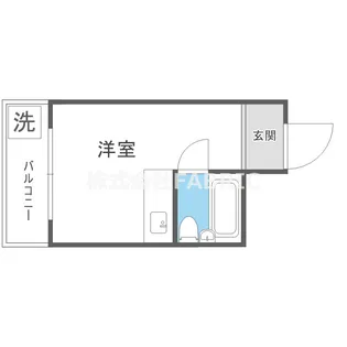 ラパンジール阿波座【2階】の間取り