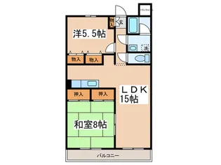 エスポアール本厚木【1階】の間取り
