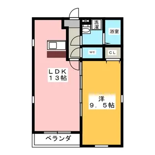 グランレーヴ大曽根II【1階】の間取り
