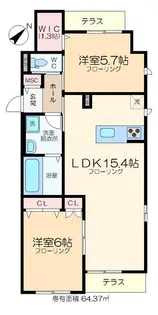 Cozycourt【1階】の間取り