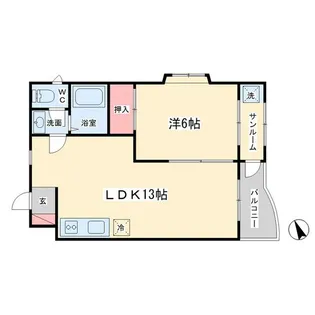 アネシス24【1階】の間取り