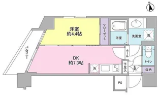コンフォリア東池袋【2階】の間取り