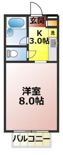 エスポワール原【1階】の間取り