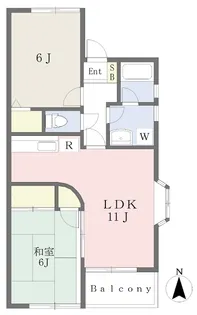 メイプルハウス【2階】の間取り
