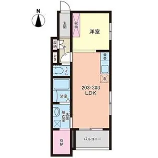 リベルテ2【3階】の間取り