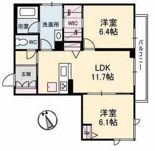 ファボーレ神田【1階】の間取り