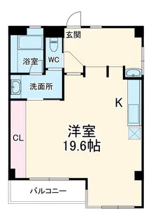 シャトーこがね【5階】の間取り
