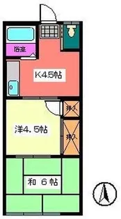関才荘【1階】の間取り