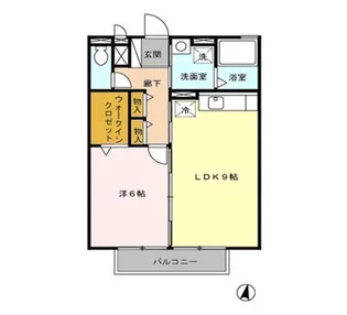 ハウディ・ヴィラージュ【2階】の間取り