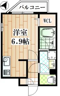 HT セタ アベニュー【3階】の間取り