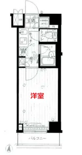 ルーブル西蒲田【5階】の間取り