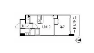 グランドパレスNS-10【5階】の間取り