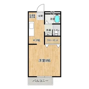 サンライフサンスイ【2階】の間取り