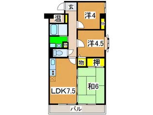 星の街スフィア【1階】の間取り