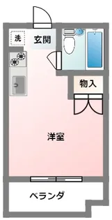 愛和マンション【4階】の間取り