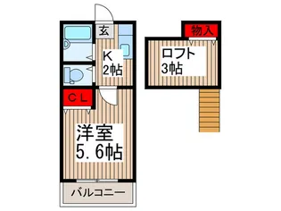 レッツホームズ【2階】の間取り