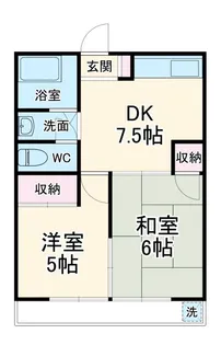 新川ハイツ【1階】の間取り