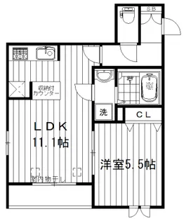 Casa de la Frontera【1階】の間取り