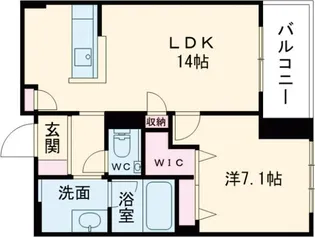 シャーメゾン シエロ【2階】の間取り
