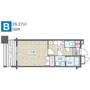 HF烏丸鞍馬口レジデンス【3階】の間取り