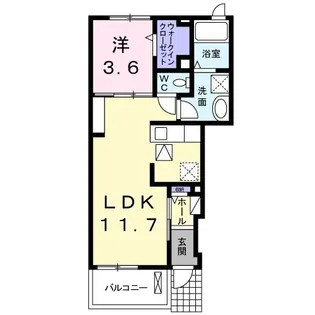 LIANGE【1階】の間取り
