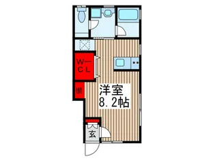 エバーグリーン里II【1階】の間取り
