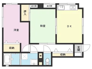白井マンション【2階】の間取り