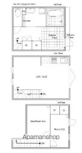 MOKTERRACE王子西ヶ原【1階】の間取り