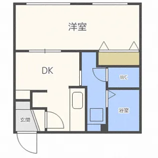 Mtria西麻生【2階】の間取り