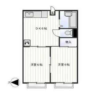 ハンティングヒル【1階】の間取り
