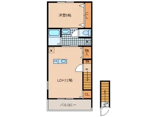 サン・トロ・ポローニア【2階】の間取り