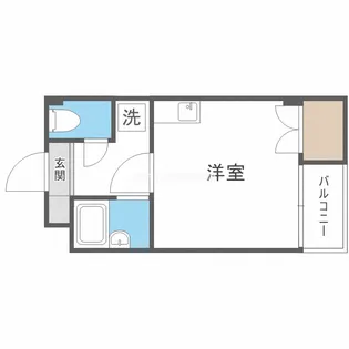 ナニワIII番館【4階】の間取り