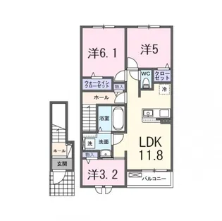 ルミナス【2階】の間取り