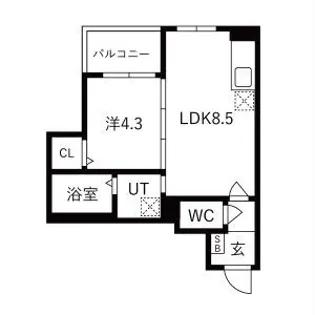 F asecia Tabit【3階】の間取り