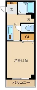第70シンエイビル【1階】の間取り