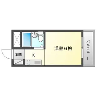 ヴィラ守口【4階】の間取り
