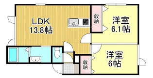 グランシエル【1階】の間取り