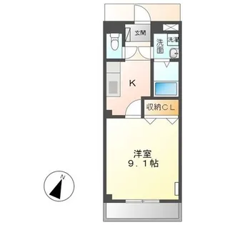 キャメロット【1階】の間取り