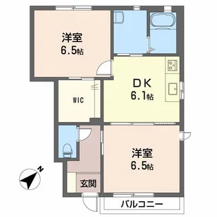 シャーメゾン保田【1階】の間取り