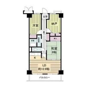ヴィオレット宝塚【6階】の間取り