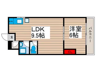 シントミプラザ町屋【5階】の間取り