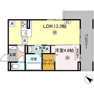 Colline bleue【1階】の間取り