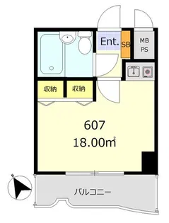 ライオンズプラザ鶴見中央【6階】の間取り
