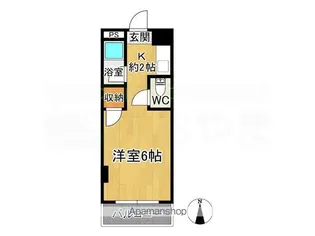 アテイン朱雀【3階】の間取り