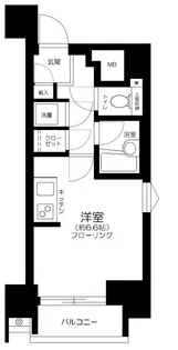 パレステュディオ浜松町【3階】の間取り