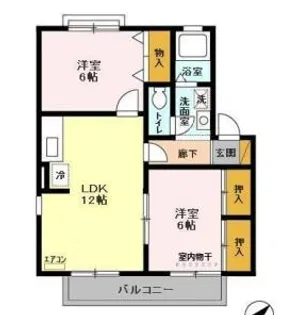 エクセルB【2階】の間取り