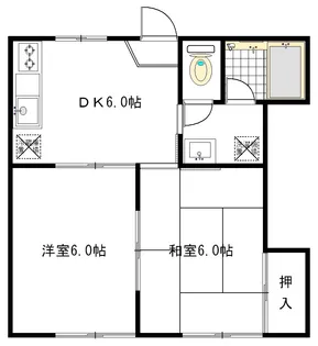コーポサンガーデン【2階】の間取り